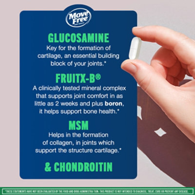 Schiff Move Free Advanced plus Dietary Supplemen with Glucosamine Chondroitin - 120 Count - Image 3