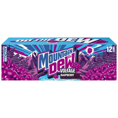 Mtn Dew Soda Voltage - 12-12 Fl. Oz. - Image 1