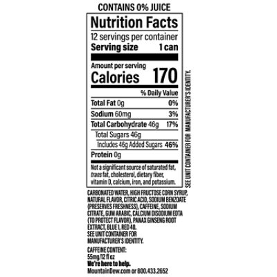 Mtn Dew Soda Voltage - 12-12 Fl. Oz. - Image 3