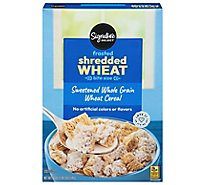 Signature SELECT Cereal Frosted Shredded Wheat Bite-Size - 18 Oz