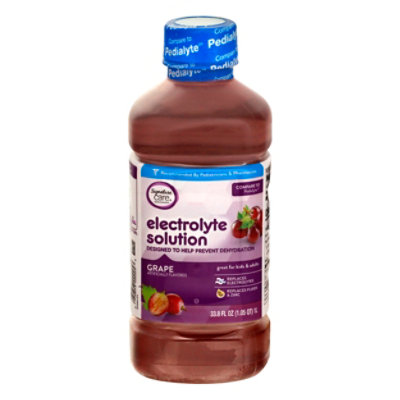 Signature Select/Care Electrolyte Solution For Kids & Adults Grape - 1 Liter - Image 3