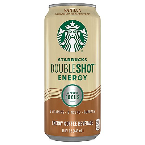 Starbucks Doubleshot Energy Coffee Beverage Vanilla - 15 Fl. Oz.