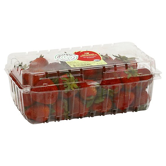 Strawberries Organic Prepacked - 2 Lb