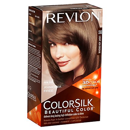 Revlon Colorsilk Light Ash Brown 5a Hair Color - Each - Image 1