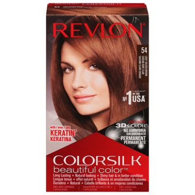 Revlon Colorsilk Beautiful Color Hair Color Light Golden Brown 54 - Each - Image 3