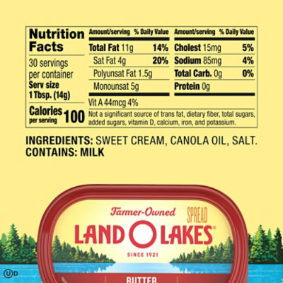 Land O Lakes Spreadable Butter with Canola Oil - 15 Oz - Image 4