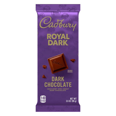 Cadbury Royal Dark Dark Chocolate Candy Bar - 3.5 Oz