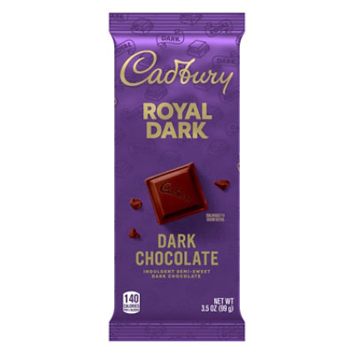 Cadbury Royal Dark Dark Chocolate Candy Bar - 3.5 Oz - Image 1