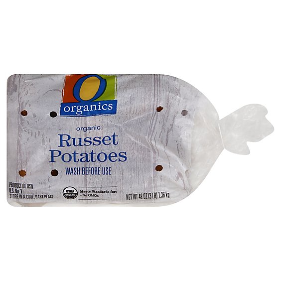 O Organics Organic Russett Potatoes Prepacked Bag - 3 Lb