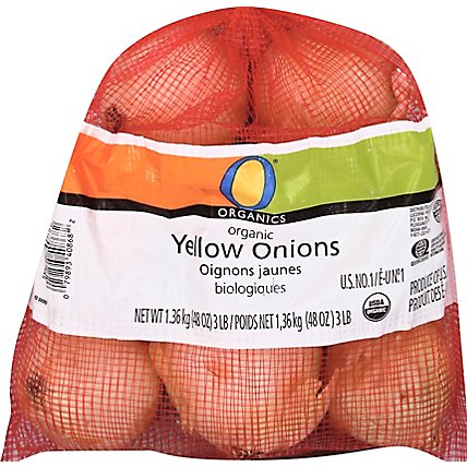 O Organics Organic Onions Yellow Prepacked - 3 Lb - Image 2