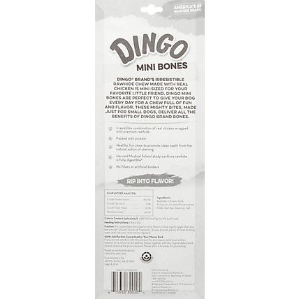Dingo Dog Snacks Bones Mini Chicken Pack 7 Count - 2.3 Oz - Image 5