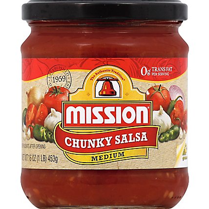 Mission Salsa Chunky Medium - 16 Oz - Image 2