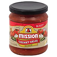 Mission Salsa Chunky Medium - 16 Oz - Image 1