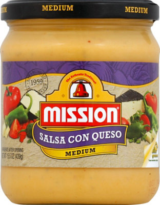 Mission Salsa Con Queso - 15.5 Oz - Image 2