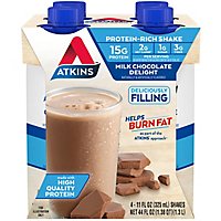Atkins Shakes Protein Rich Milk Chocolate Delight - 4-11 Fl. Oz. - Image 2