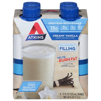 Atkins Shake French Vanilla - 4-11 Fl. Oz. - Image 3