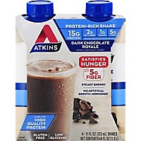 Atkins Shake Dark Chocolate Royale - 4-11 Fl. Oz. - Image 2