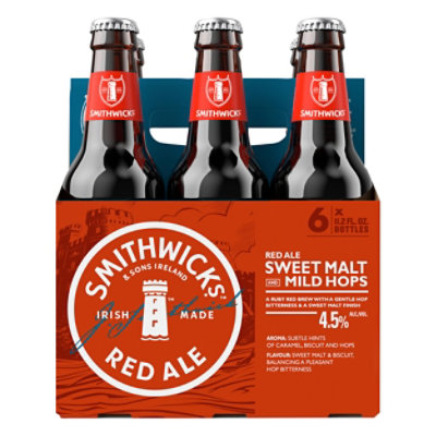 Smithwicks Irish Ale Bottles - 6-12 Fl. Oz.
