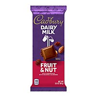 Cadbury Dairy Milk Chocolate Fruit And Nut Candy Bar - 3.5 Oz - Image 1