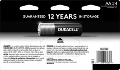 Duracell CopperTop AA Alkaline Batteries - 24 Count - Image 6