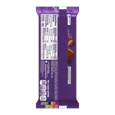 Cadbury Dairy Milk Roast Almond Milk Chocolate Candy Bar - 3.5 Oz