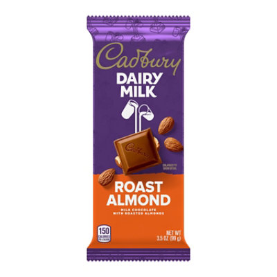 Cadbury Dairy Milk Roast Almond Milk Chocolate Candy Bar - 3.5 Oz - Image 1