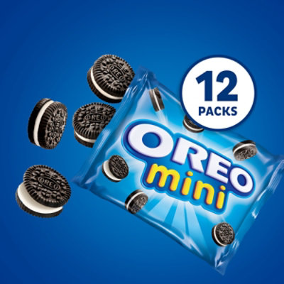 OREO Mini Chocolate Sandwich Cookies - 12 Snack Packs - Image 2