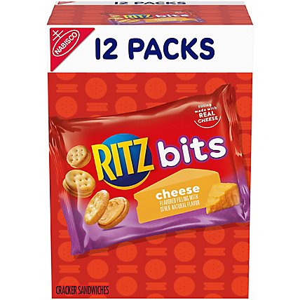RITZ Bits Crackers Sandwiches Cheese - 12-1 Oz - Image 2