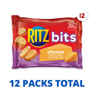 RITZ Bits Cheese Sandwich Crackers Snack Packs - 12-1 Oz - Image 2