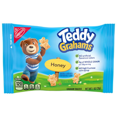 Honey Maid Teddy Grahams Graham Snacks Chocolate - 1 Oz - Image 3