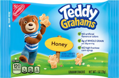 Honey Maid Teddy Grahams Graham Snacks Chocolate - 1 Oz - Image 2