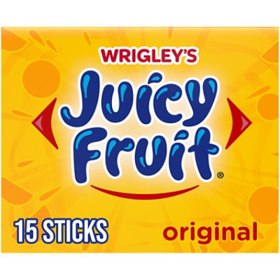 Juicy Fruit Original Bubble Gum Single Pack - Image 2