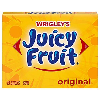 Juicy Fruit Original Bubble Gum Single Pack - Image 1