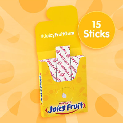 Juicy Fruit Original Bubble Gum Single Pack - Image 2