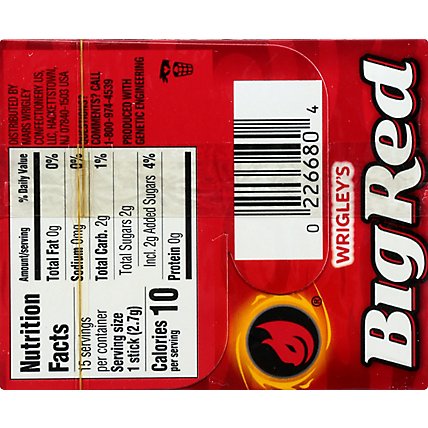 Wrigleys Big Red Cinnamon Gum Single Pack - Image 6