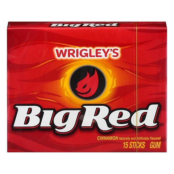 Wrigleys Big Red Cinnamon Gum Single Pack