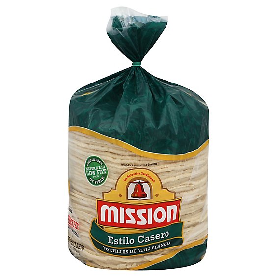 Mission Tortillas Corn Estilo Casero Bag 70 Count - 70 Oz