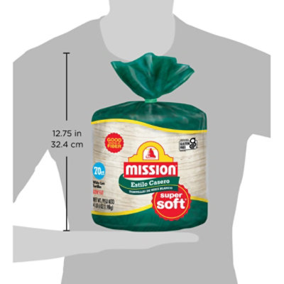 Mission Super Soft Estilo Casero White Corn Tortillas - 70 Count - Image 5