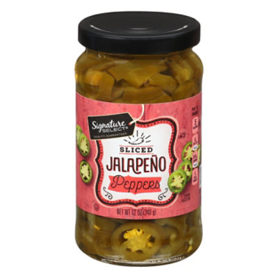 Signature SELECT Peppers Jalapeno Sliced Jar - 12 Oz - Image 1