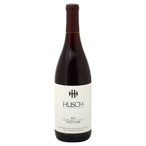 Husch Anderson Valley Pinot Noir Wine - 750 Ml