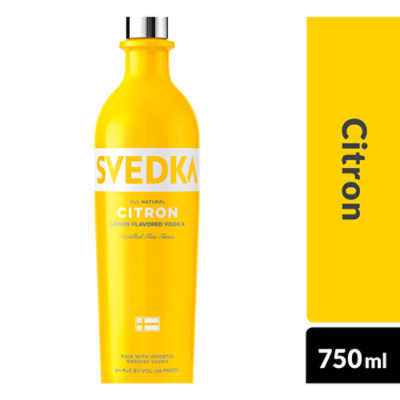 SVEDKA Citron Lemon Lime Flavored Vodka 70 Proof - 750 Ml - Image 1