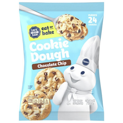 Pillsbury Ready To Bake! Cookies Chocolate Chip With Hersheys Chocolate Chips 24 Count - 16 Oz - Image 1