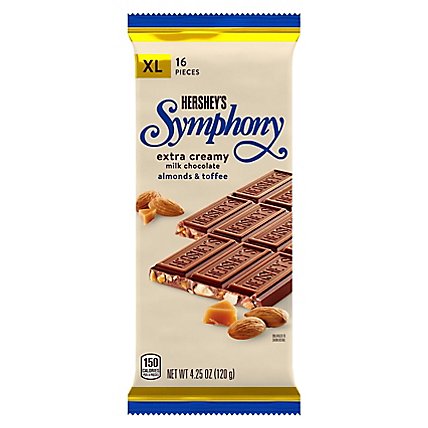 Symphony Milk Chocolate Creamy Almond & Toffee Chips - 4.25 Oz - Image 1