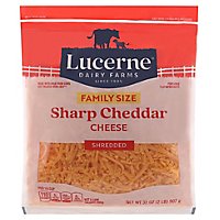 Lucerne Cheese Shredded Sharp Cheddar - 32 Oz - Image 3