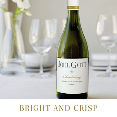 Joel Gott California Unoaked Chardonnay White Wine 13.9% ABV Bottle - 750 Ml - Image 2