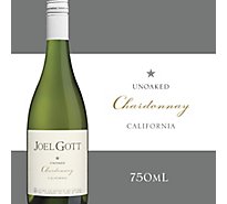 Joel Gott California Unoaked Chardonnay White Wine Bottle - 750 Ml