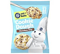 Pillsbury Ready To Bake! Cookies Big Deluxe Chocolate Chip With Hersheys Kisses 12 Count - 16 Oz
