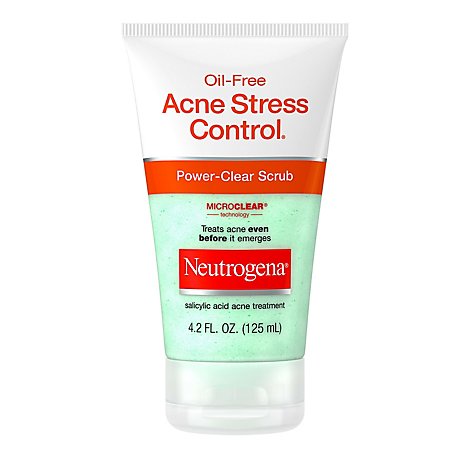Neutrogena Acne Stress Control Power-Clear Scrub Oil-Free - 4.2 Fl. Oz.