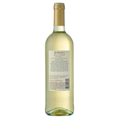 DaVinci Pinot Grigio Italian White Wine - 750 Ml - Image 3