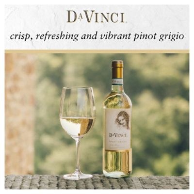 DaVinci Pinot Grigio Italian White Wine - 750 Ml - Image 3